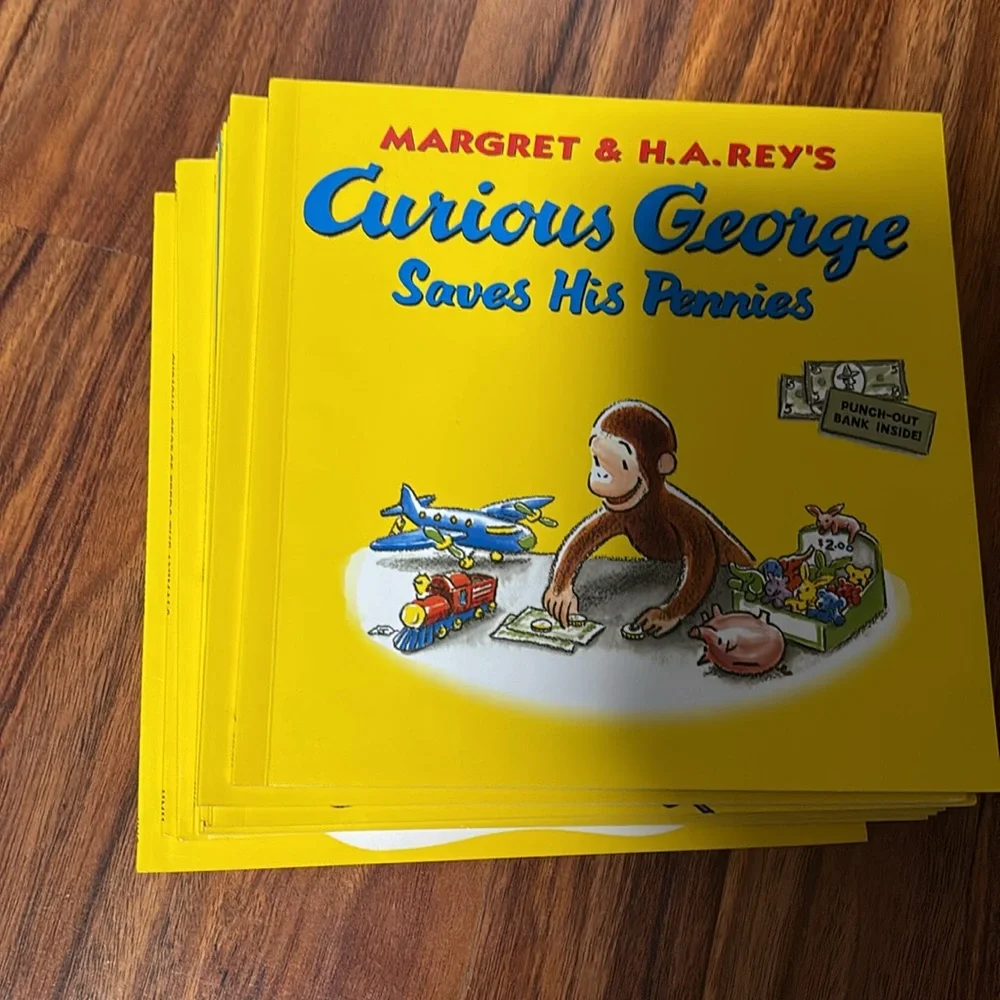 16-book bundle Curious George The Monkey Books Set Collection Margret Rey books